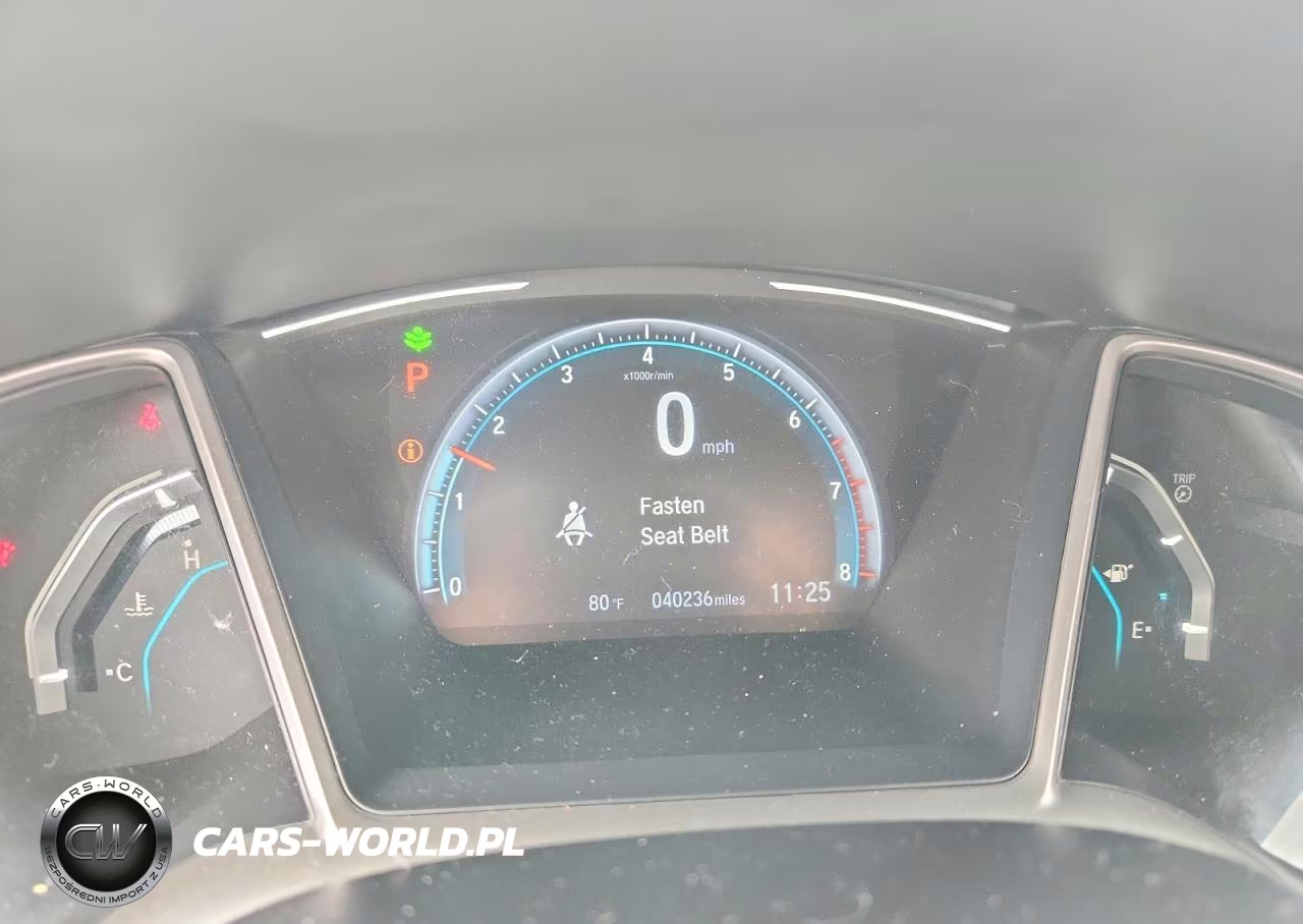 2020 Honda Civic Ex VIN:19XFC1F35LE206645 - 9