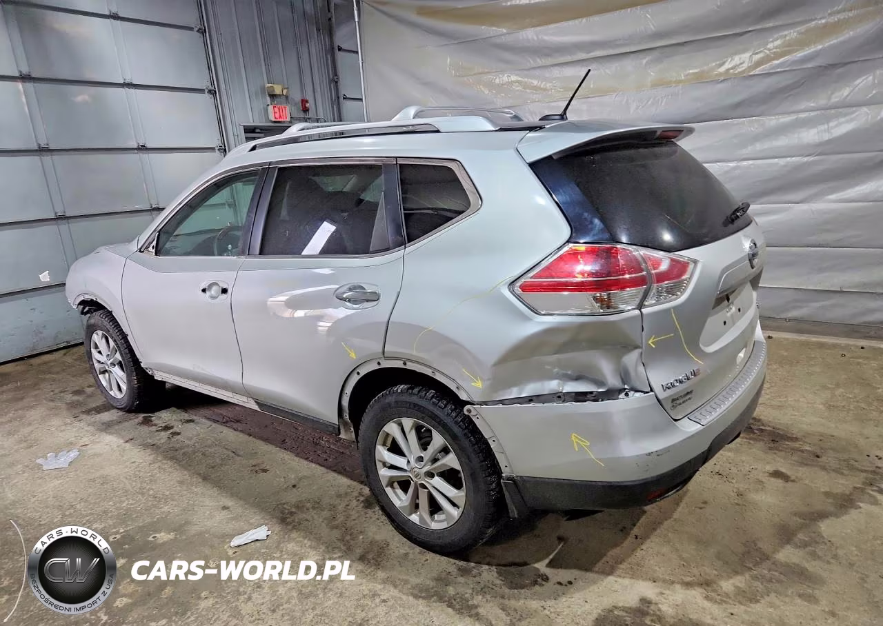 2015 Nissan Rogue Sv VIN:KNMAT2MT2FP592156 - 2