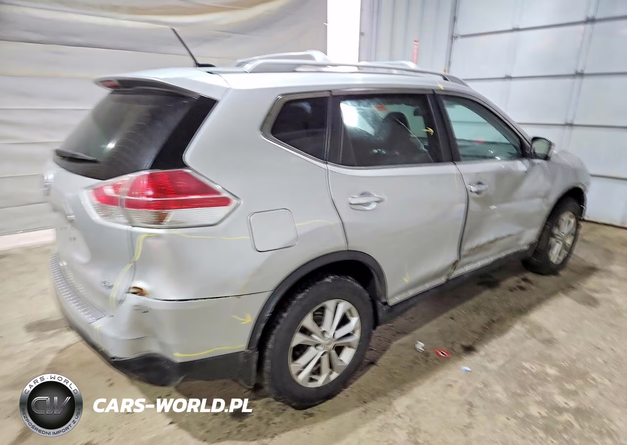 2015 Nissan Rogue Sv VIN:KNMAT2MT2FP592156 - 3