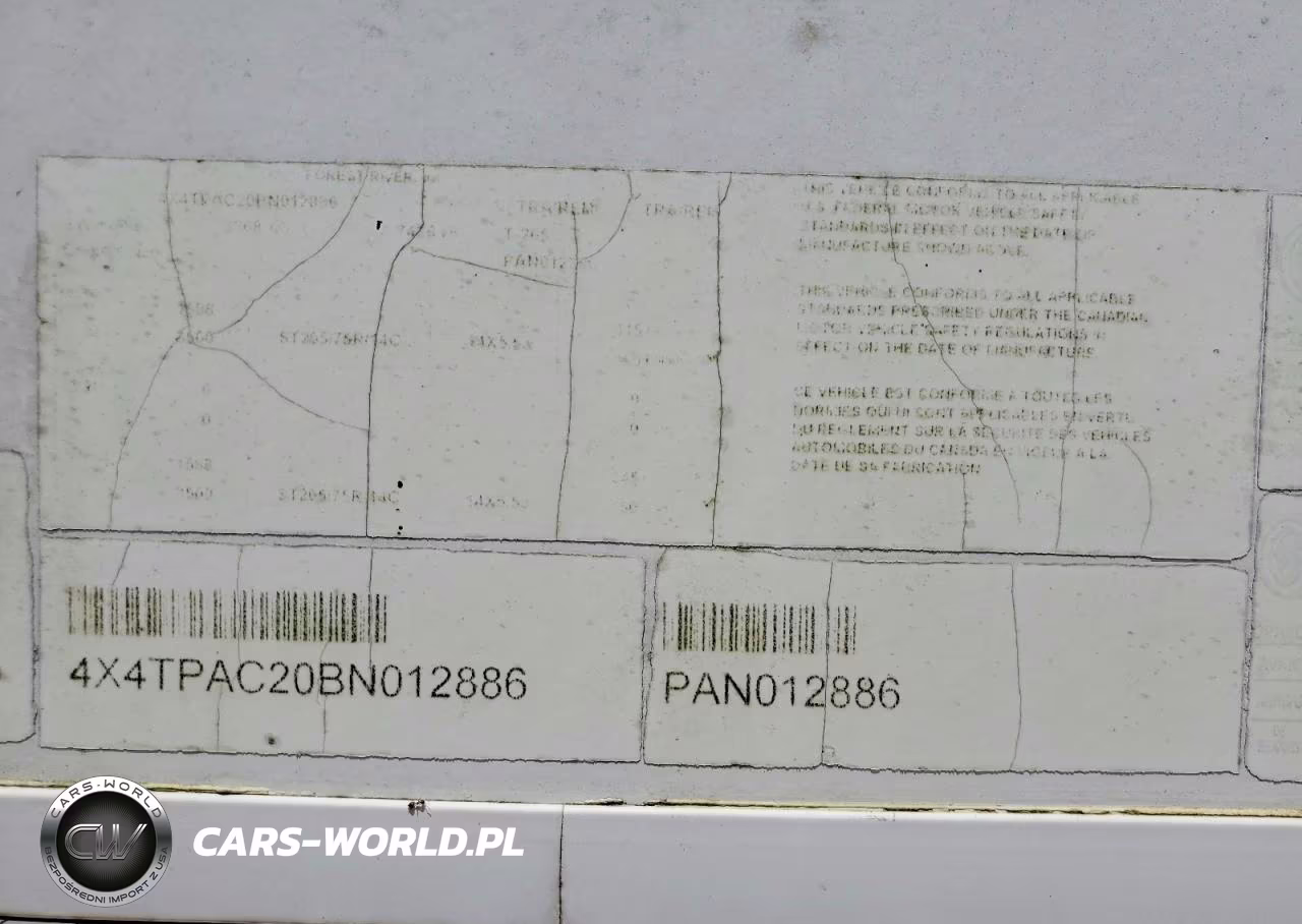 2011 Forest River Palomino Camper VIN:4X4TPAC20BN012886 - 8