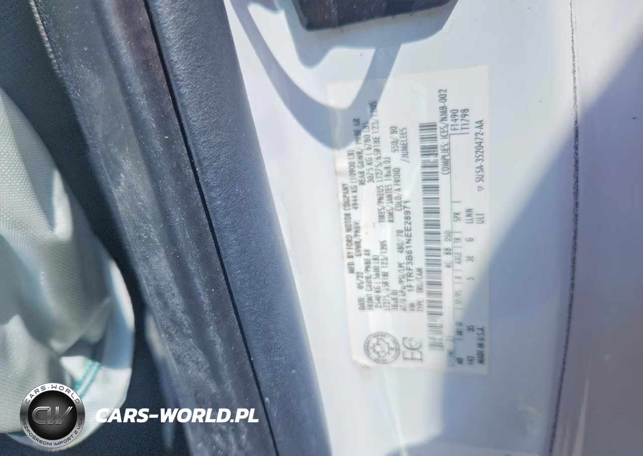 2022 Ford F350 Super Duty VIN:1FTRF3B61NEE28971 - 12