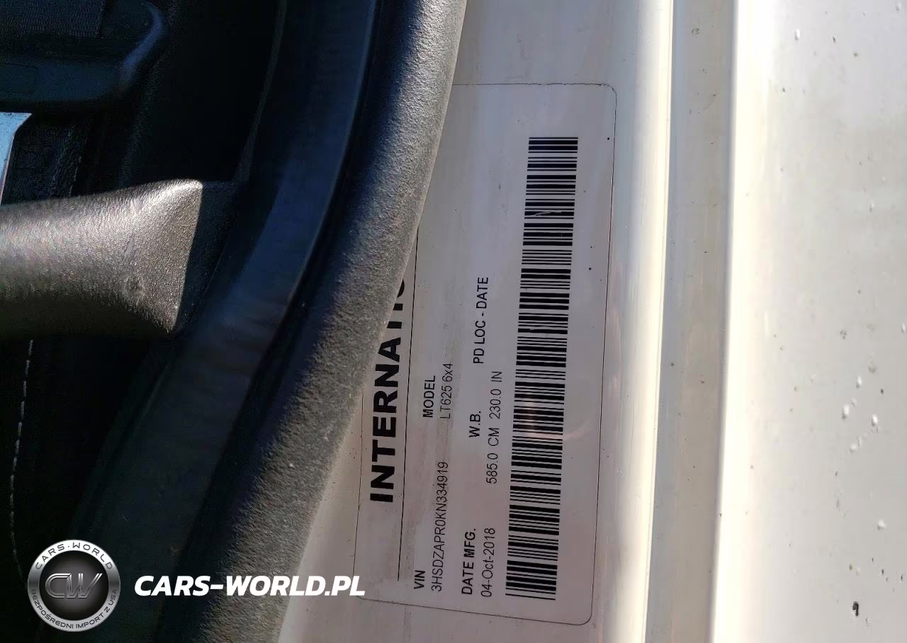 2019 International Lt625 Semi Truck VIN:3HSDZAPR0KN334919 - 12
