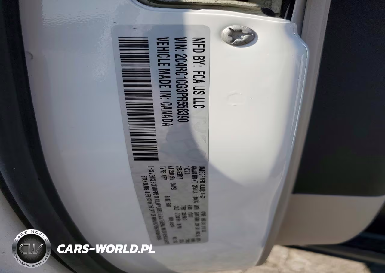 2023 Chrysler Voyager Lx VIN:2C4RC1CG3PR558390 - 13