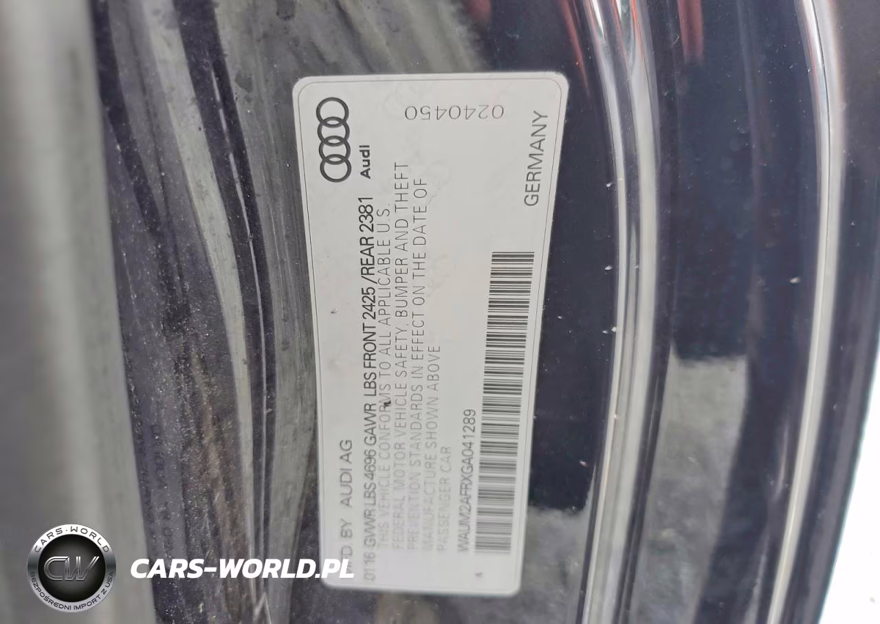2016 Audi A5 Premium Plus S-Line VIN:WAUM2AFRXGA041289 - 12