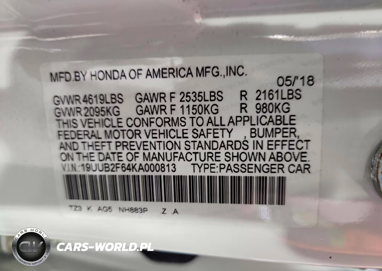 2019 Acura Tlx Technology VIN:19UUB2F64KA000813 - 12
