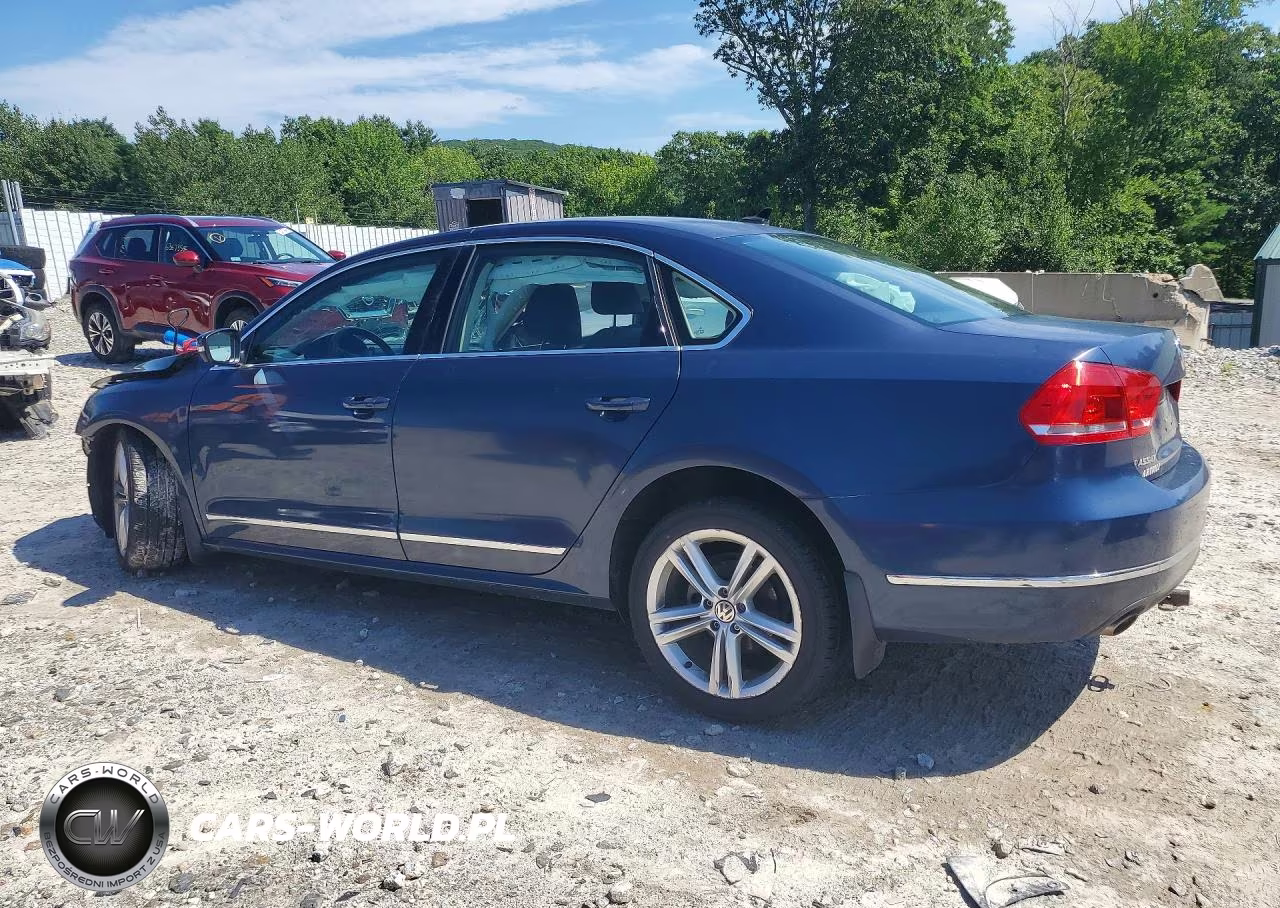 2015 Volkswagen Passat Se VIN:1VWBT7A37FC075011 - 2