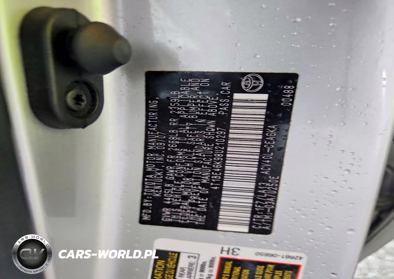 2008 Toyota Camry Xle VIN:4T1BE46K98U210297 - 12