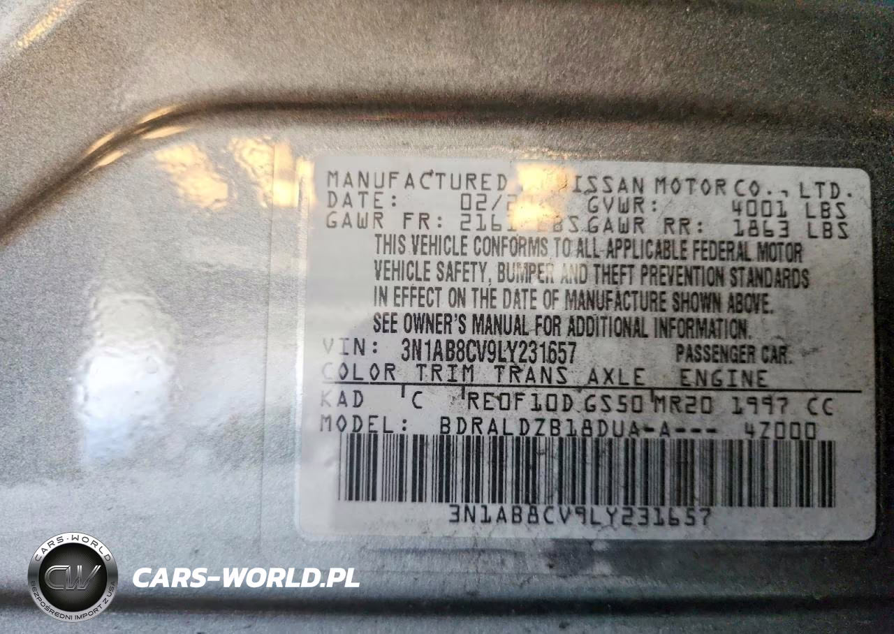 2020 Nissan Sentra Sv VIN:3N1AB8CV9LY231657 - 12