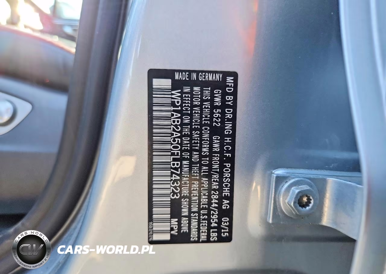 2015 Porsche Macan S VIN:WP1AB2A50FLB74323 - 13