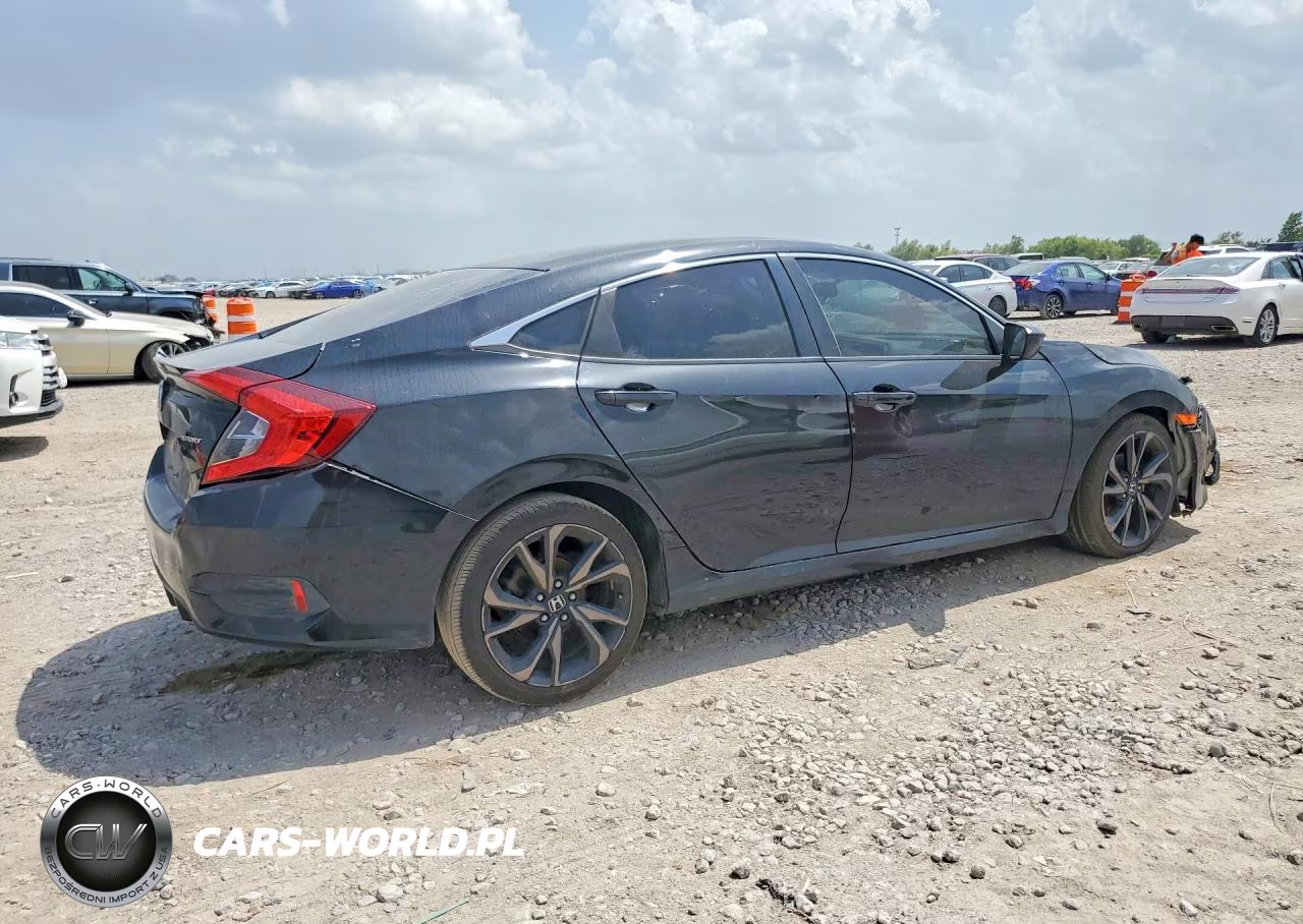 2020 Honda Civic Sport VIN:19XFC2F8XLE002957 - 3