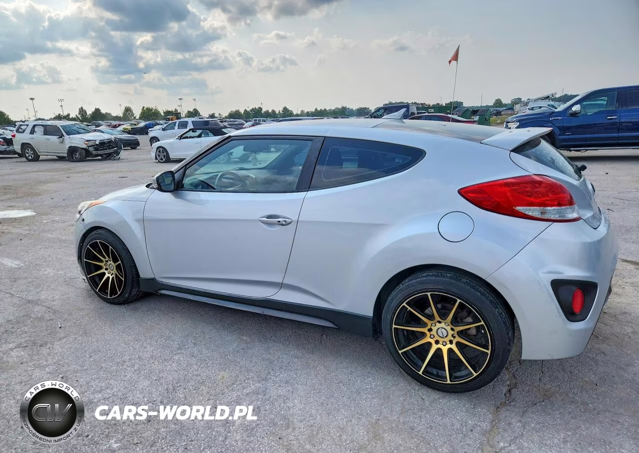 2016 Hyundai Veloster Turbo VIN:KMHTC6AE7GU275512 - 2