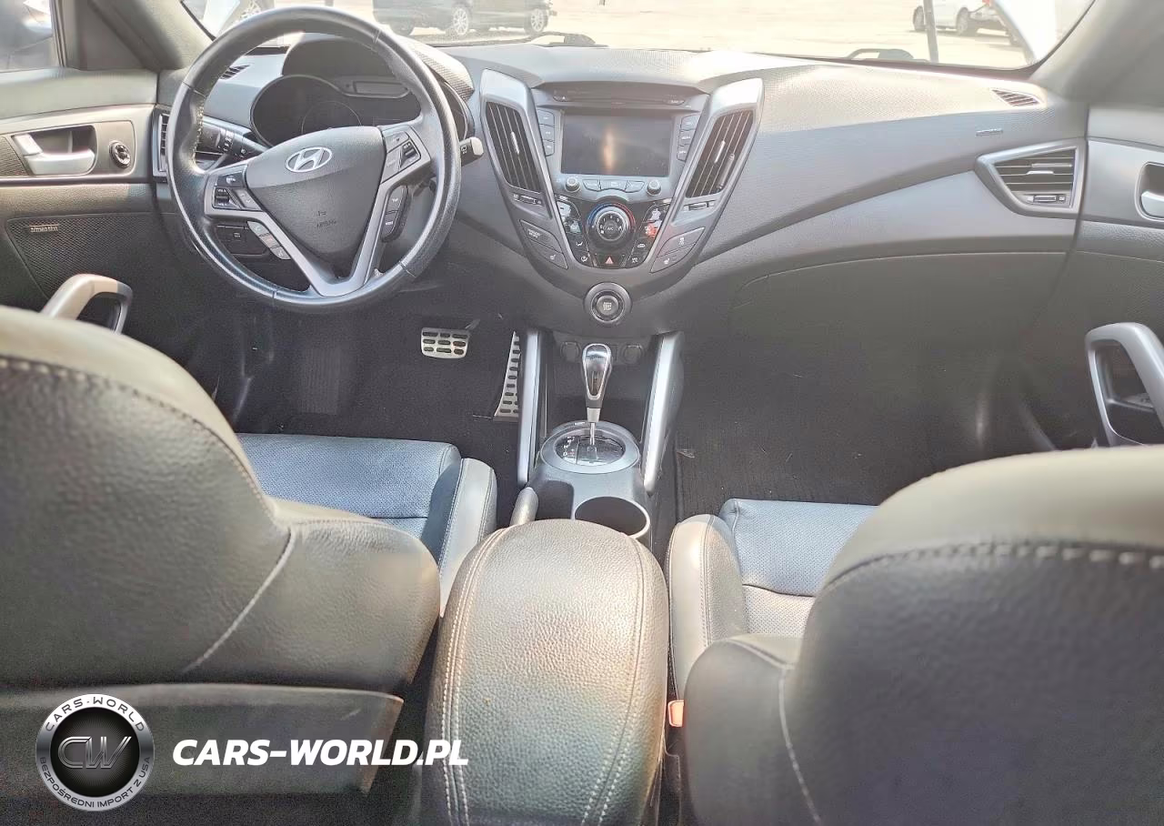 2016 Hyundai Veloster Turbo VIN:KMHTC6AE7GU275512 - 8