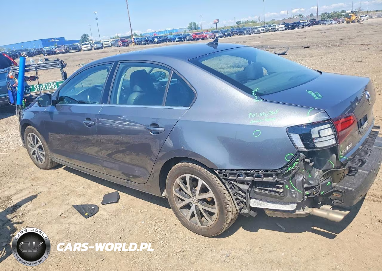 2017 Volkswagen Jetta Se VIN:3VWDB7AJ0HM292587 - 2