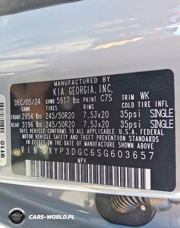 2025 Kia Telluride Ex X-Line VIN:5XYP3DGC6SG603657 - 13
