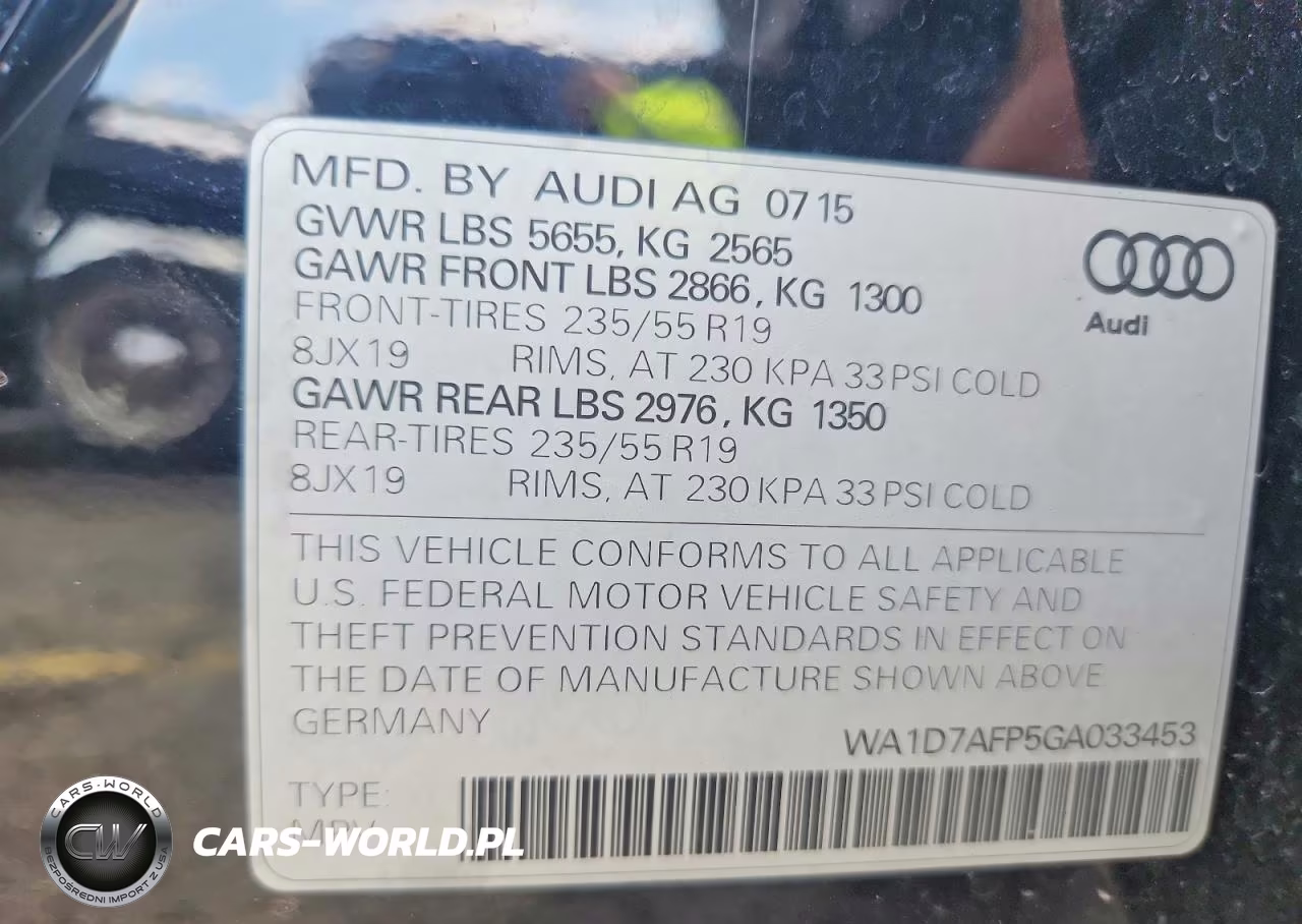 2016 Audi Q5 Premium Plus S-Line VIN:WA1D7AFP5GA033453 - 13