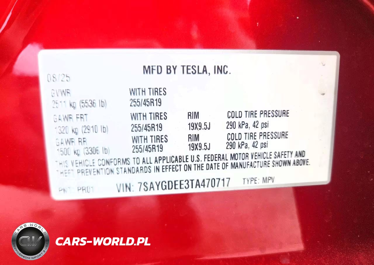 2026 Tesla Model Y VIN:7SAYGDEE3TA470717 - 14