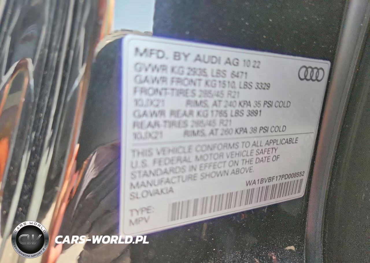 2023 Audi Q8 Premium Plus VIN:WA1BVBF17PD008552 - 13