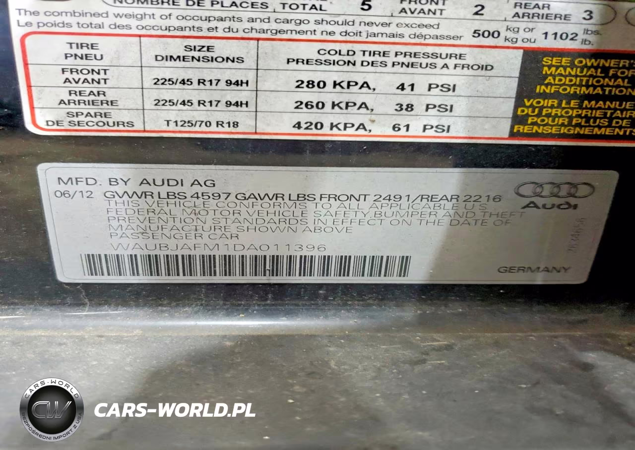 2013 Audi A3 Premium VIN:WAUBJAFM1DA011396 - 14