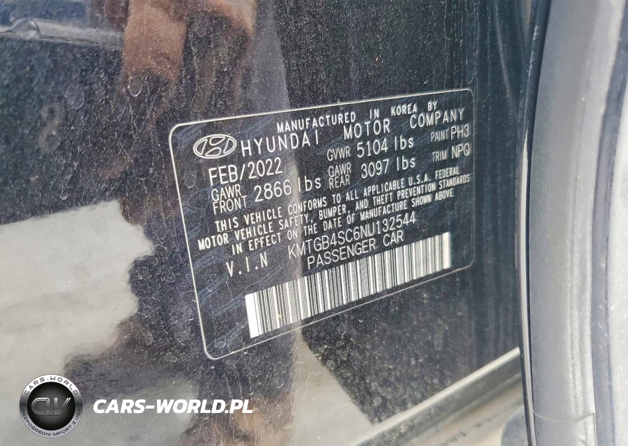 2022 Genesis G80 2.5T VIN:KMTGB4SC6NU132544 - 13