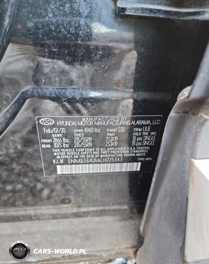 2020 Hyundai Santa Fe Sel 2.0T VIN:5NMS33AA6LH225343 - 13