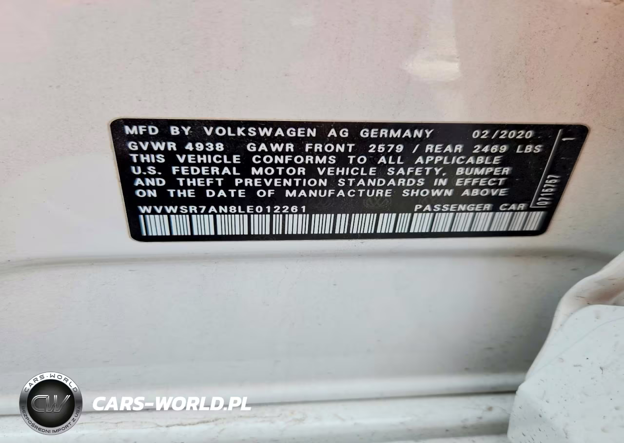 2020 Volkswagen Arteon Sel R-Line VIN:WVWSR7AN8LE012261 - 13