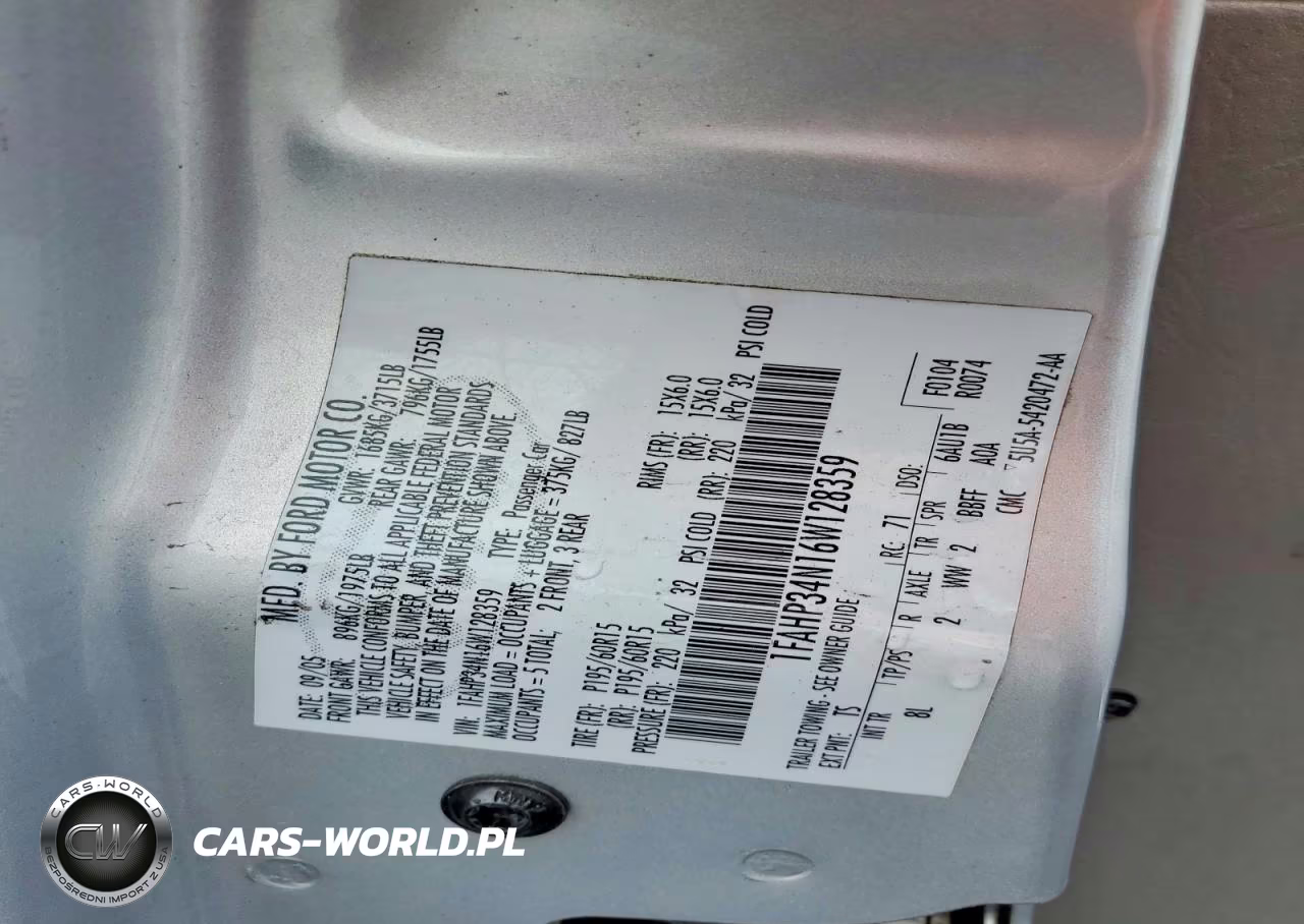 2006 Ford Focus Zx4 VIN:1FAHP34N16W128359 - 12