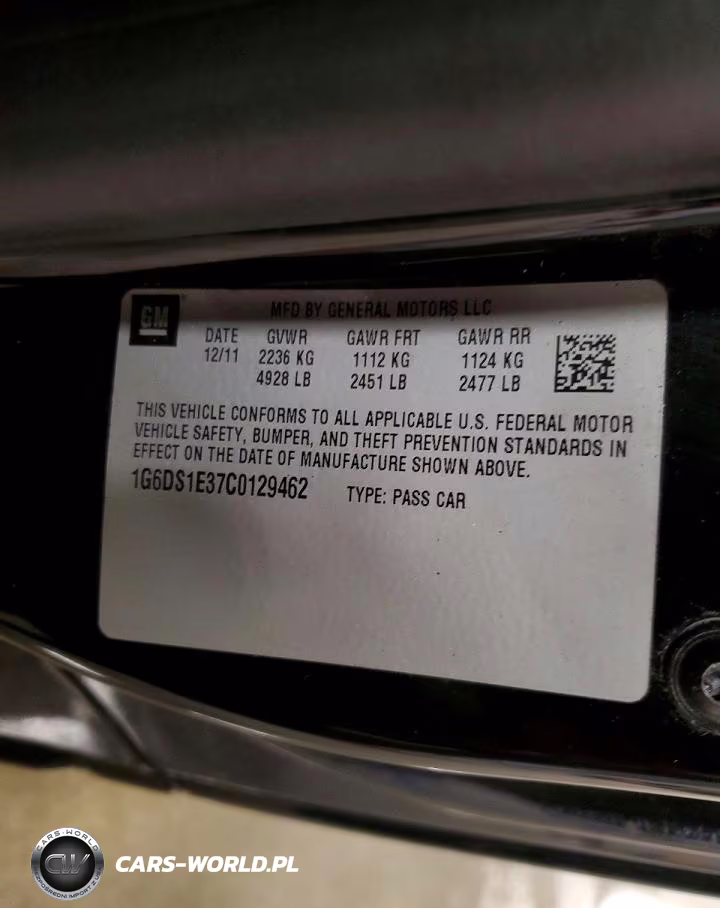 2012 Cadillac Cts Premium Collection VIN:1G6DS1E37C0129462 - 12