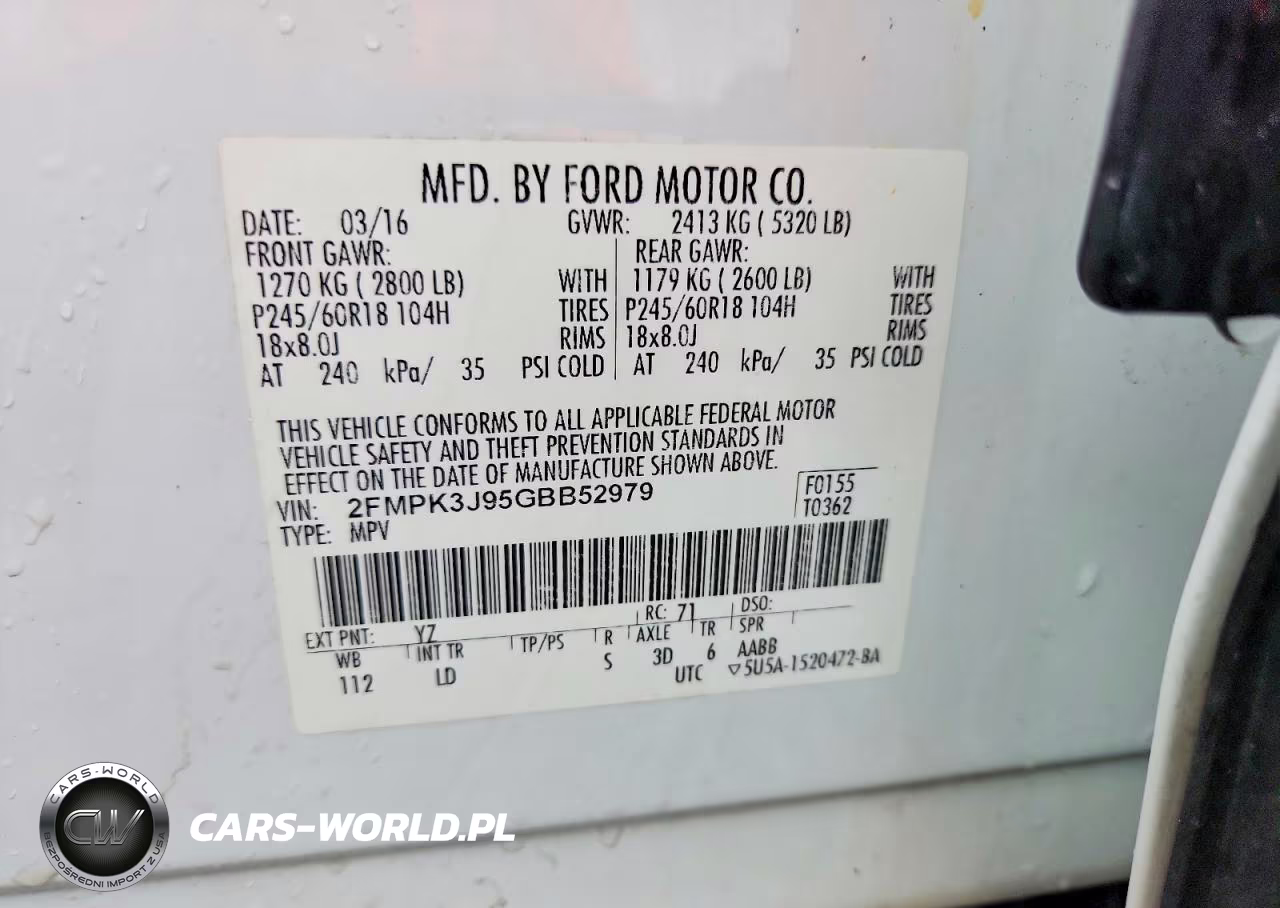 2016 Ford Edge Sel VIN:2FMPK3J95GBB52979 - 13
