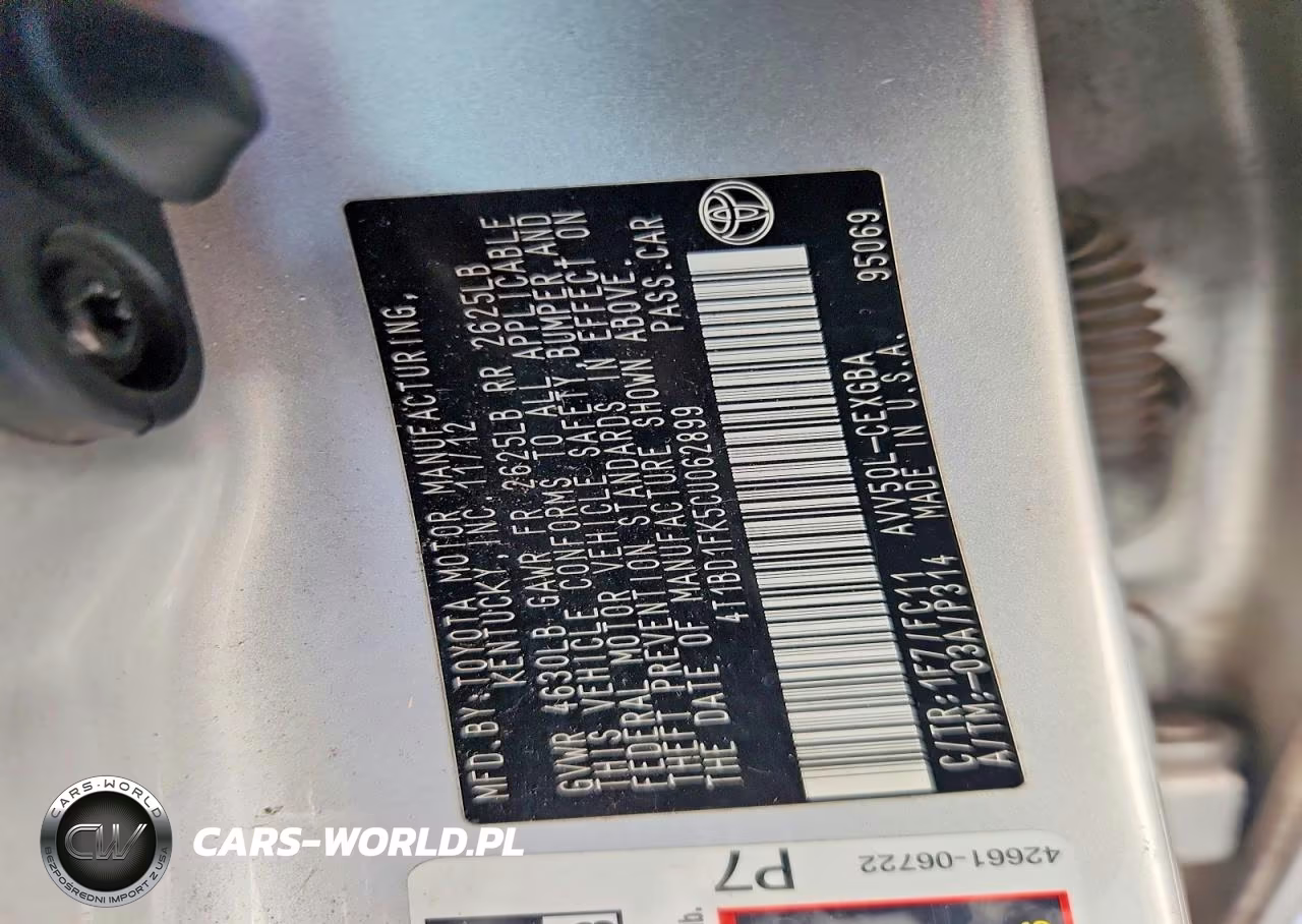 2012 Toyota Camry Hybrid VIN:4T1BD1FK5CU062899 - 12