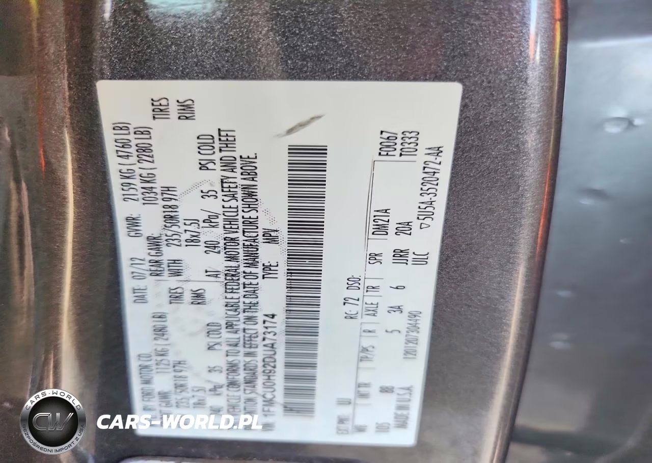 2013 Ford Escape Sel VIN:1FMCU0H92DUA73174 - 13