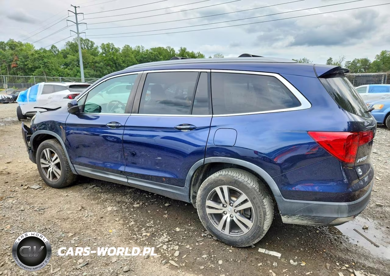 2017 Honda Pilot Exl VIN:5FNYF6H53HB025542 - 2