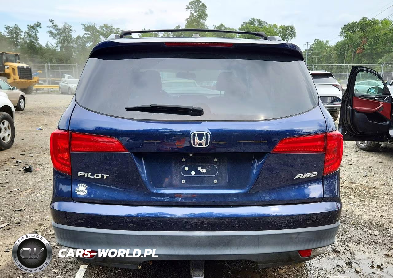 2017 Honda Pilot Exl VIN:5FNYF6H53HB025542 - 6