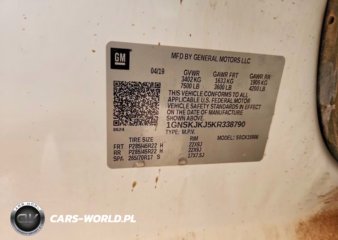 2019 Chevrolet Suburban K1500 Premier VIN:1GNSKJKJ5KR338790 - 13