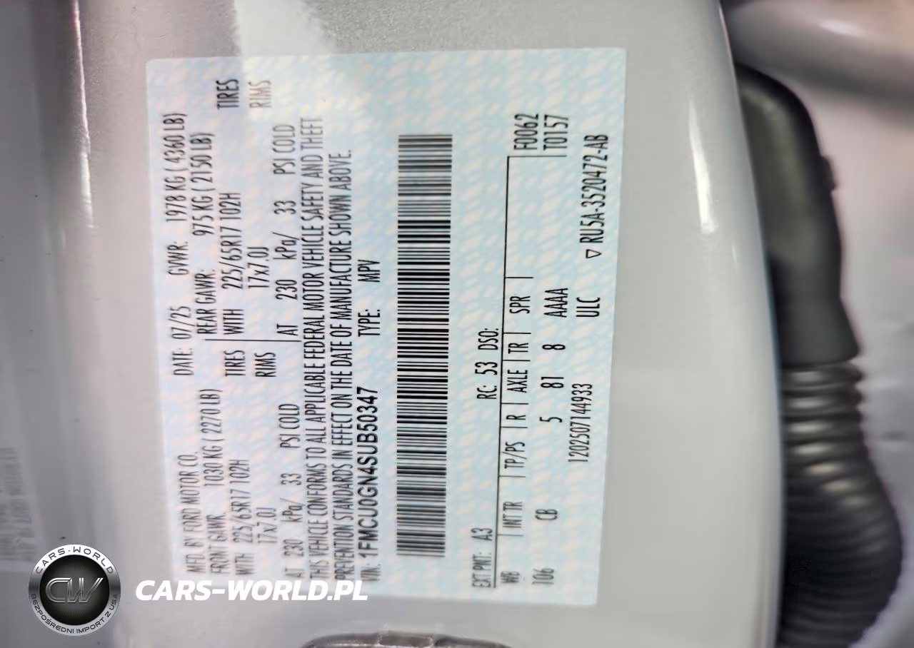 2025 Ford Escape Active VIN:1FMCU0GN4SUB50347 - 13