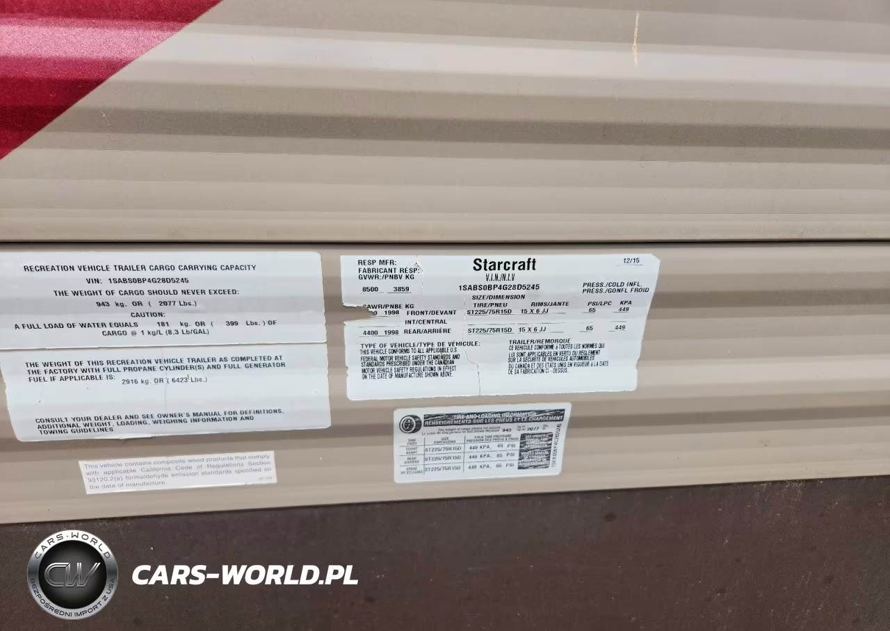 2016 Starcraft Ar One Max Camper VIN:1SABS0BP4G28D5245 - 10