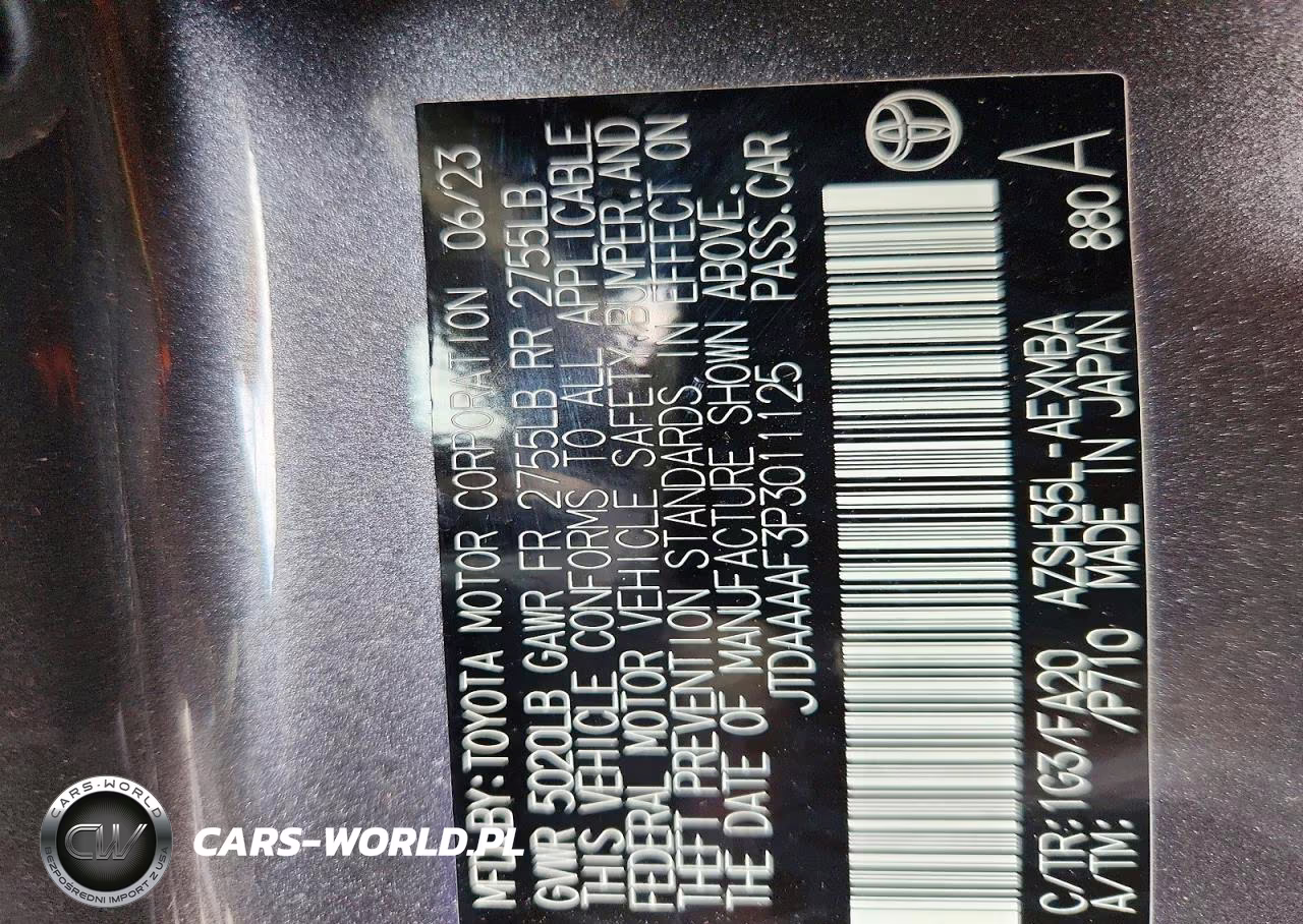 2023 Toyota Crown Xle VIN:JTDAAAAF3P3011125 - 12