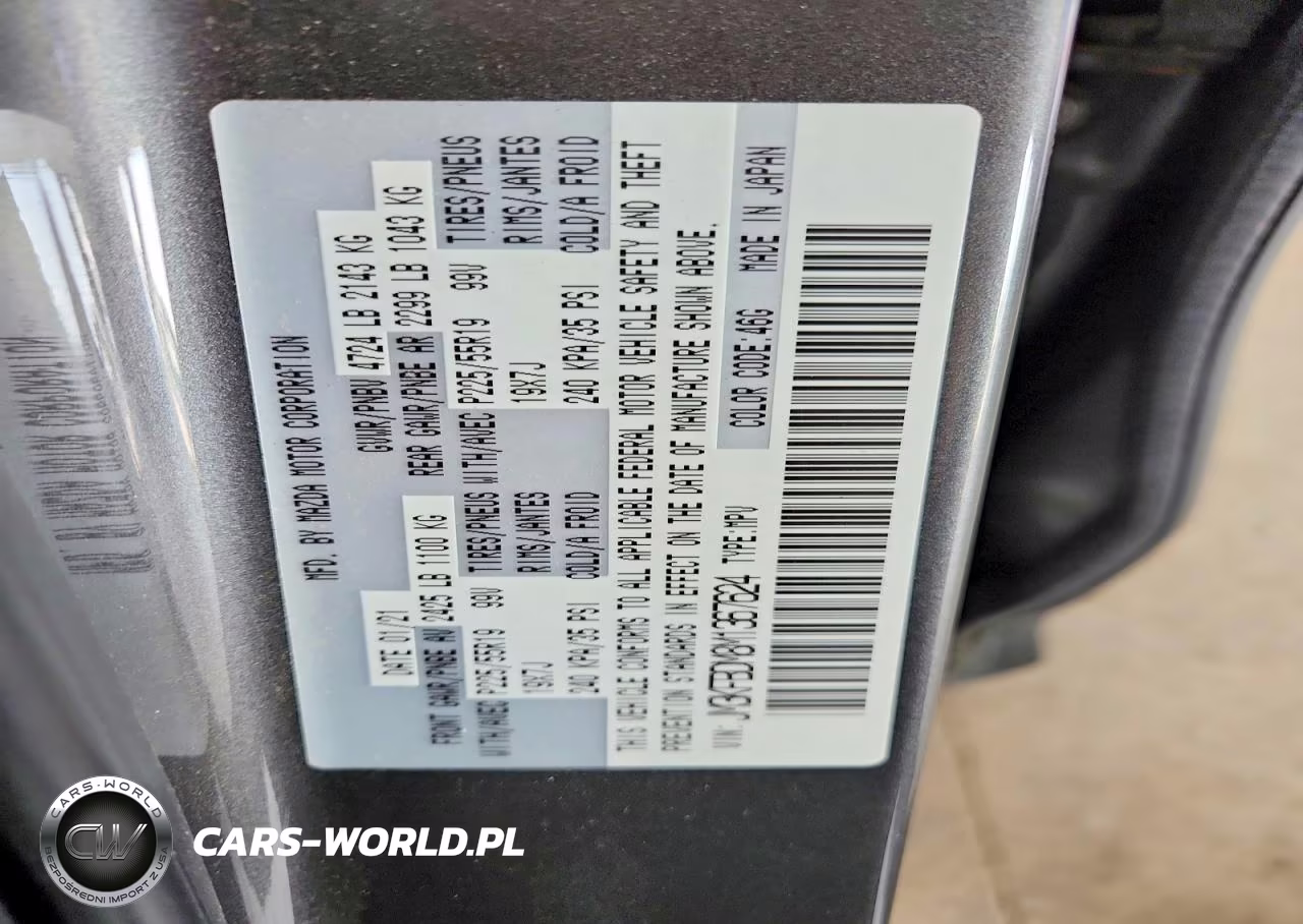 2021 Mazda Cx-5 Grand Touring VIN:JM3KFBDM8M1367624 - 12