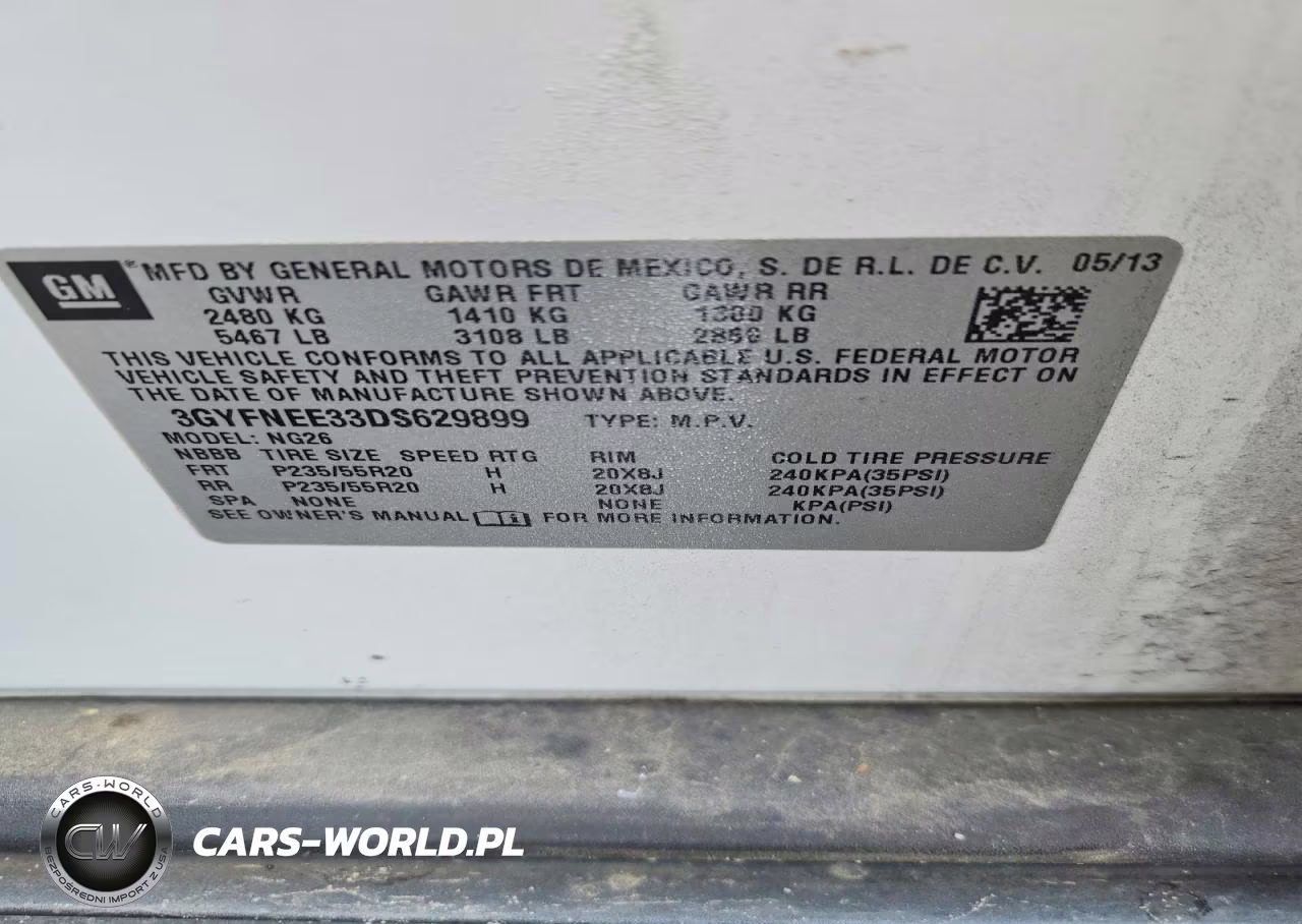 2013 Cadillac Srx Premium Collection VIN:3GYFNEE33DS629899 - 13
