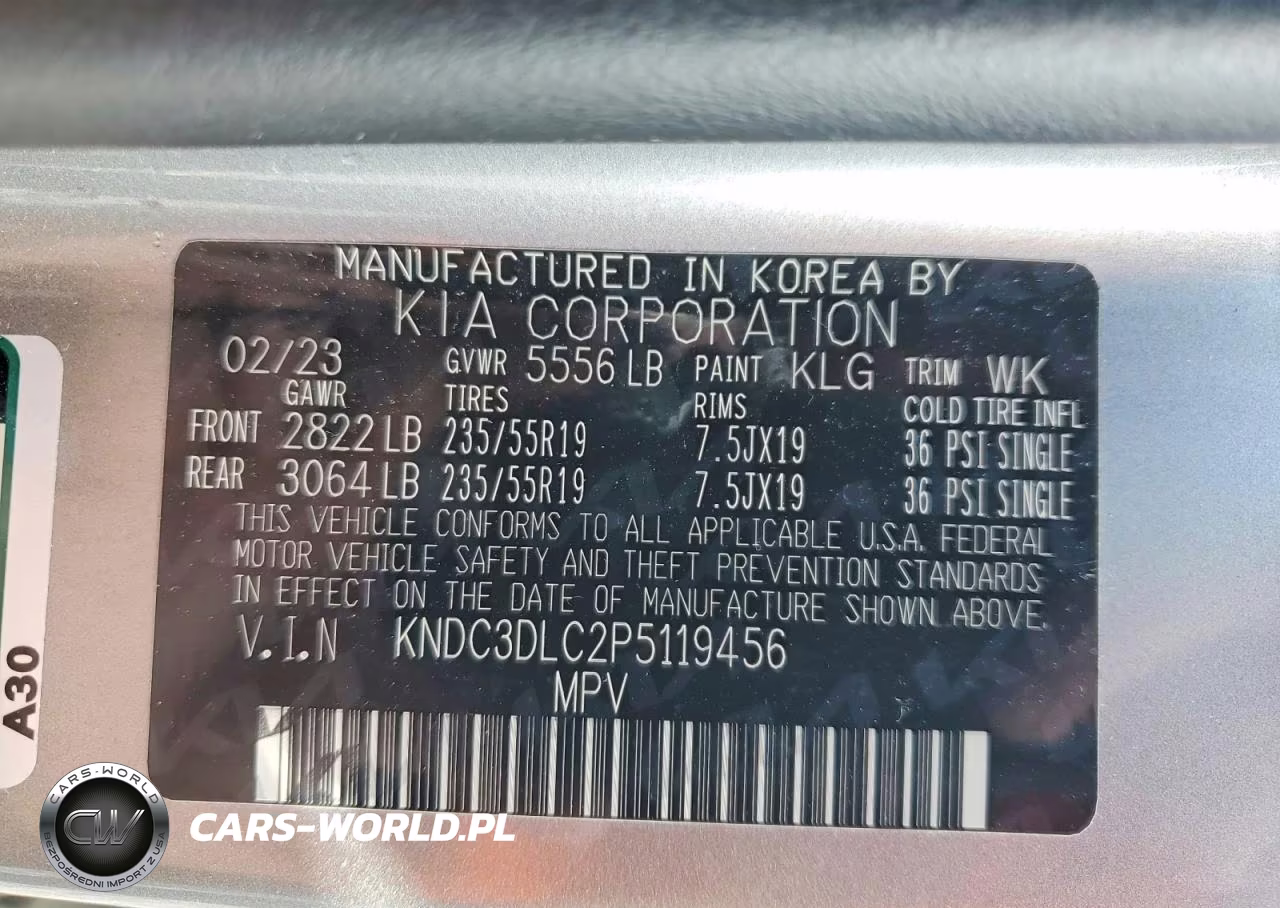 2023 Kia Ev6 Wind VIN:KNDC3DLC2P5119456 - 13