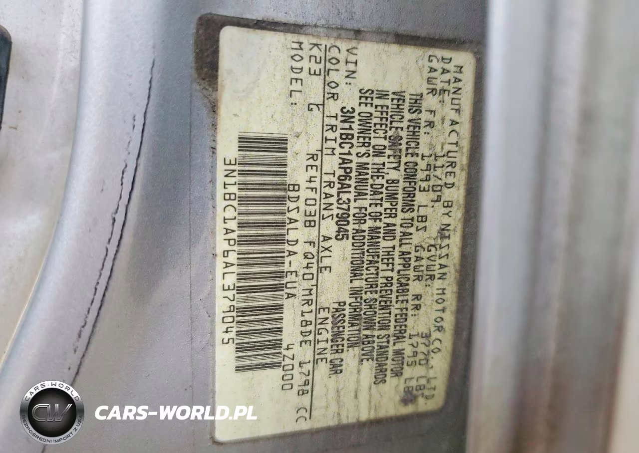 2010 Nissan Versa 1.8 S VIN:3N1BC1AP6AL379045 - 12
