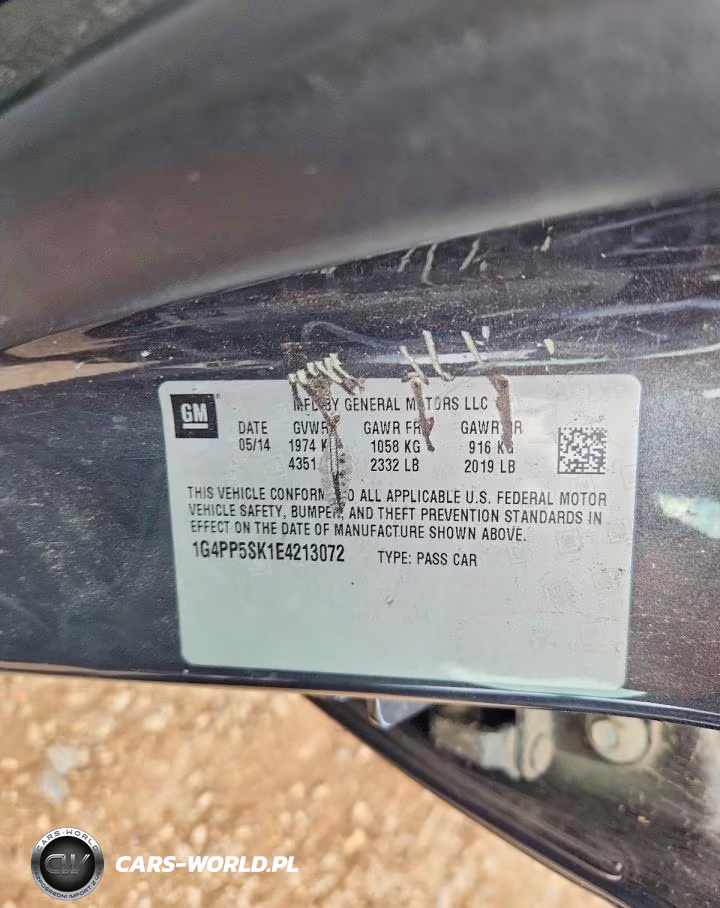 2014 Buick Verano VIN:1G4PP5SK1E4213072 - 13