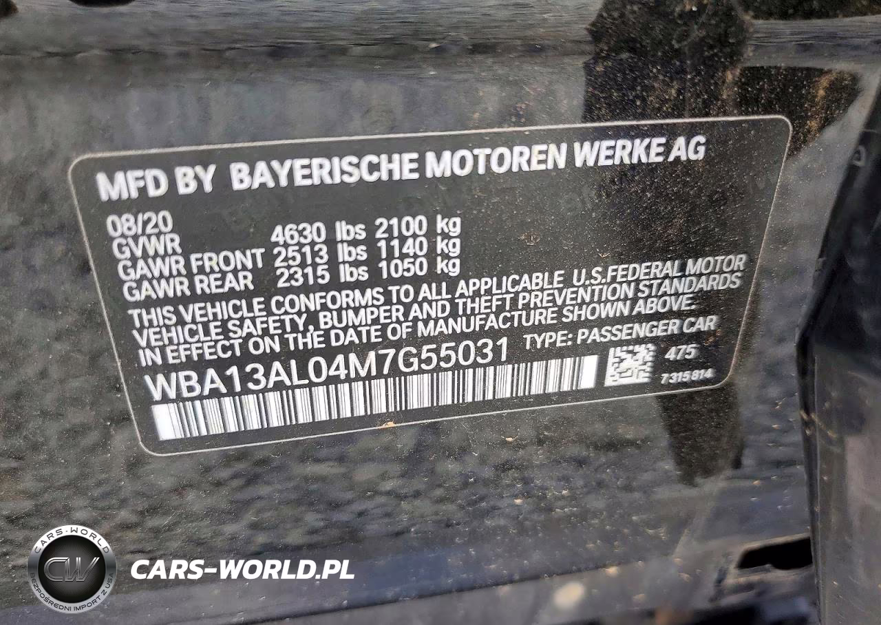 2021 BMW M235Xi VIN:WBA13AL04M7G55031 - 12