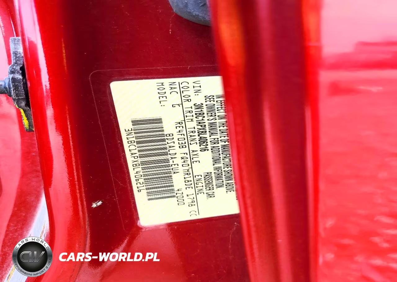 2011 Nissan Versa 1.8 S VIN:3N1BC1APXBL406216 - 12