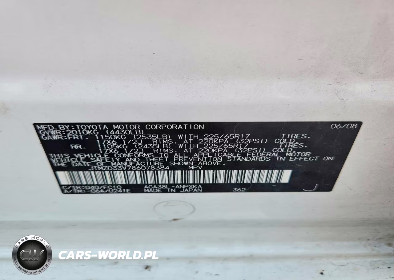 2008 Toyota Rav4 Base VIN:JTMZD33V786078384 - 14