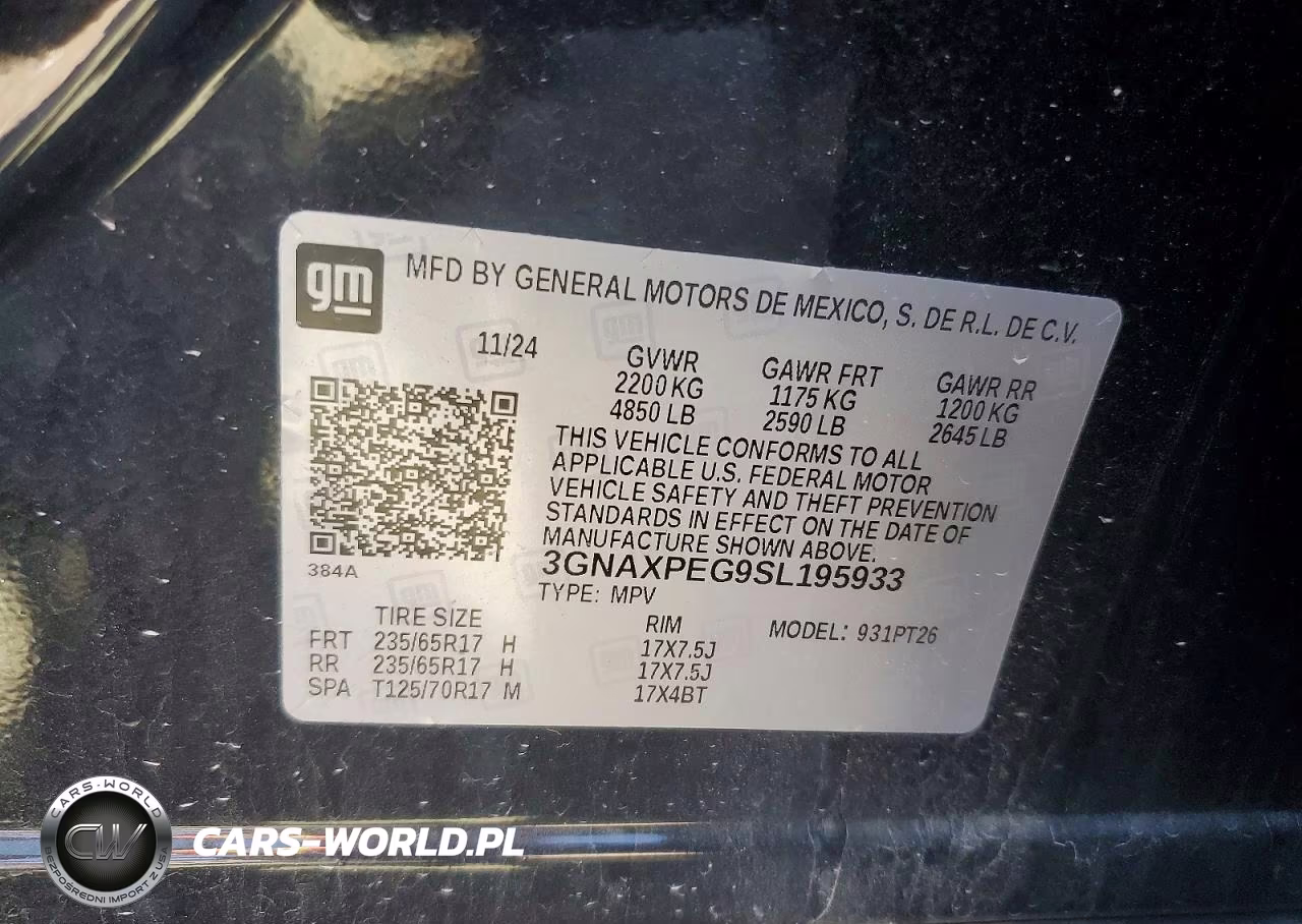 2025 Chevrolet Equinox Lt VIN:3GNAXPEG9SL195933 - 13