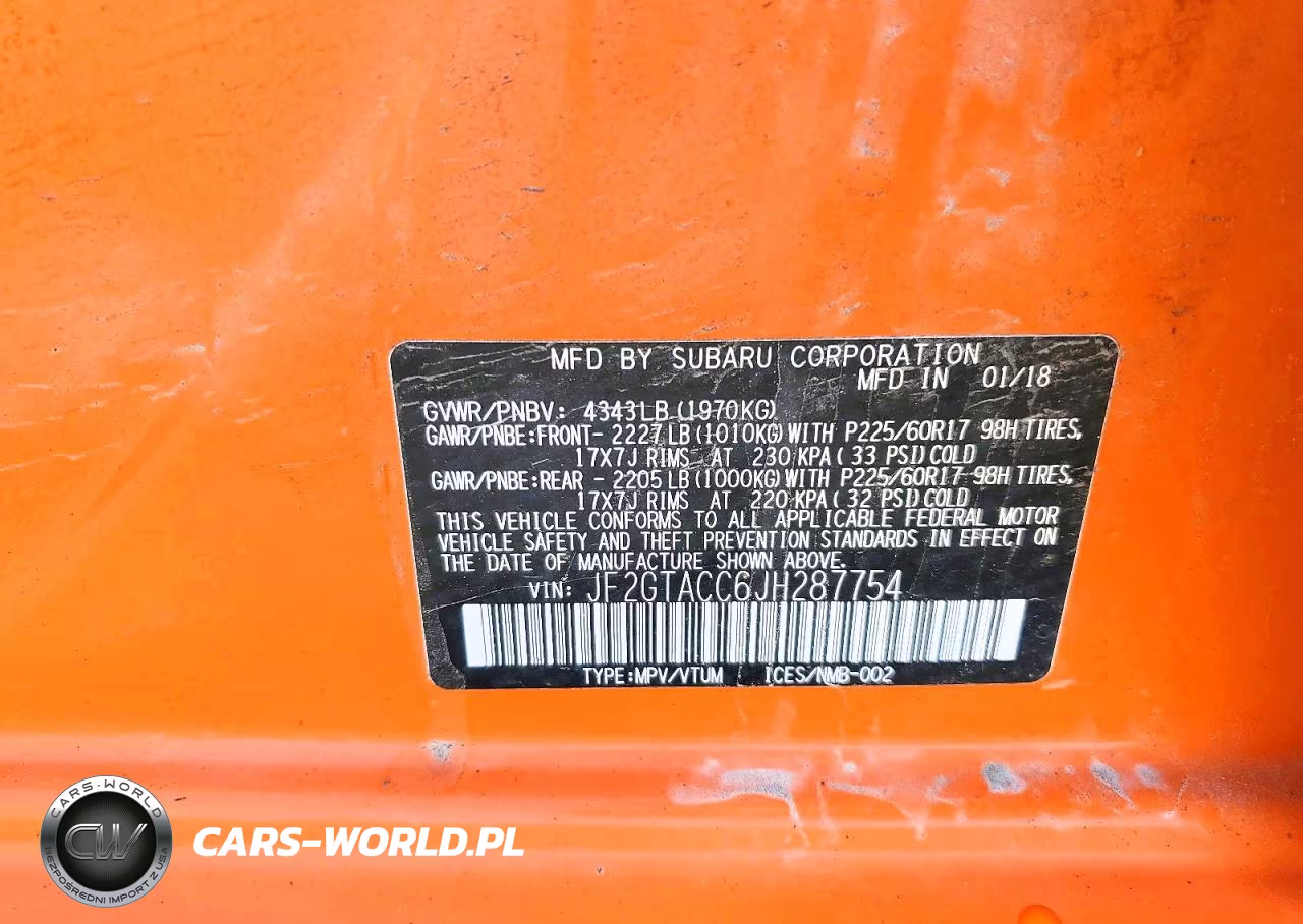 2018 Subaru Crosstrek Premium VIN:JF2GTACC6JH287754 - 12
