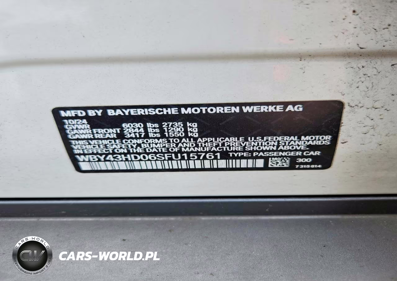 2025 BMW I4 xDrive 40 VIN:WBY43HD06SFU15761 - 12