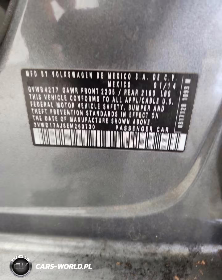 2014 Volkswagen Jetta Se VIN:3VWD17AJ8EM260730 - 12