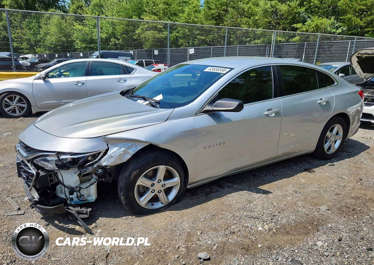 2019 Chevrolet Malibu Ls VIN:1G1ZB5ST7KF122420 - 1