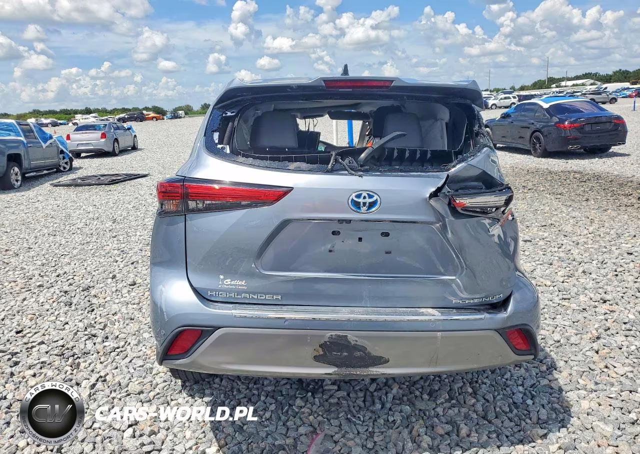 2021 Toyota Highlander Hybrid Platinum VIN:5TDFARAH5MS009151 - 6